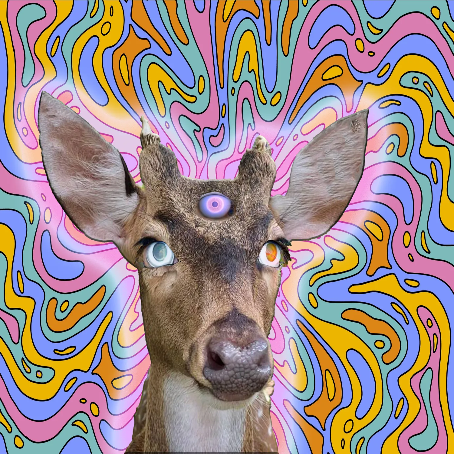 Psychedelic Deer